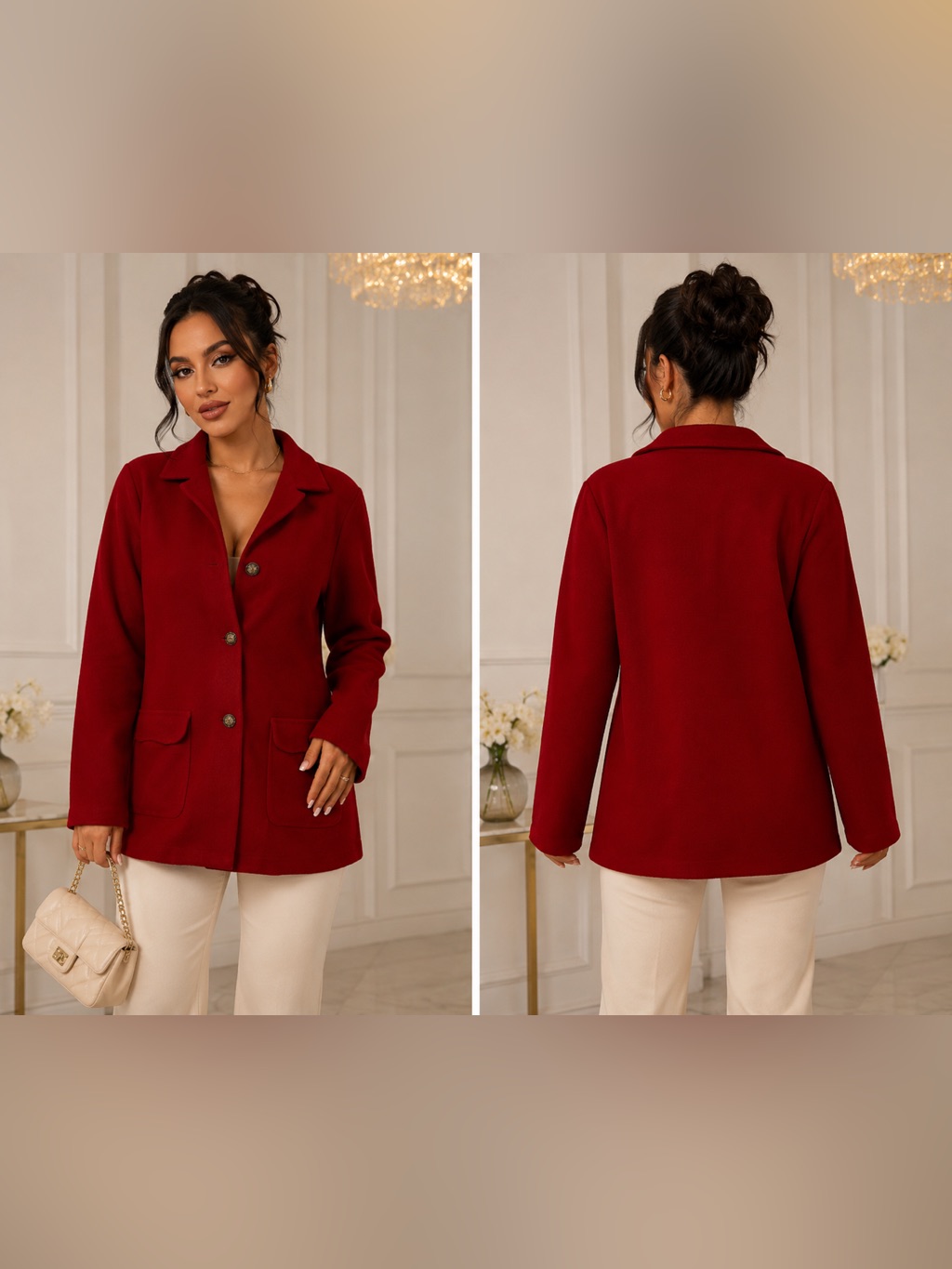 Karen Kane Tailored Button Jacket
